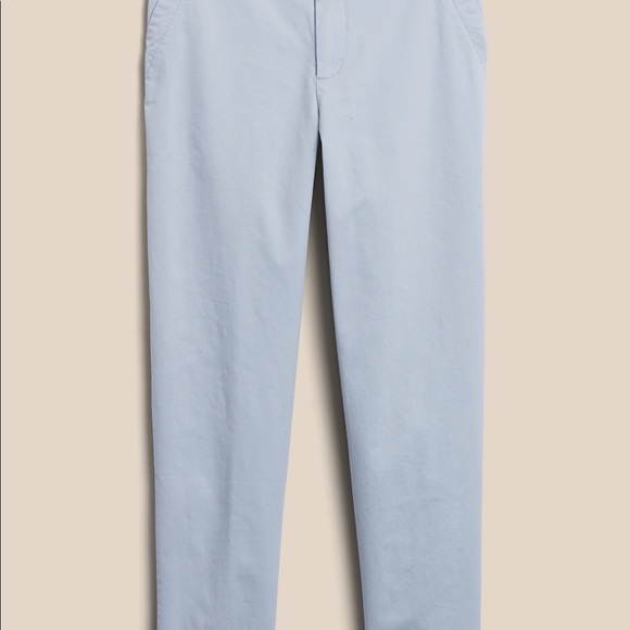 Slim Flat Front Chino Light Blue 0 - Picture 4 of 7